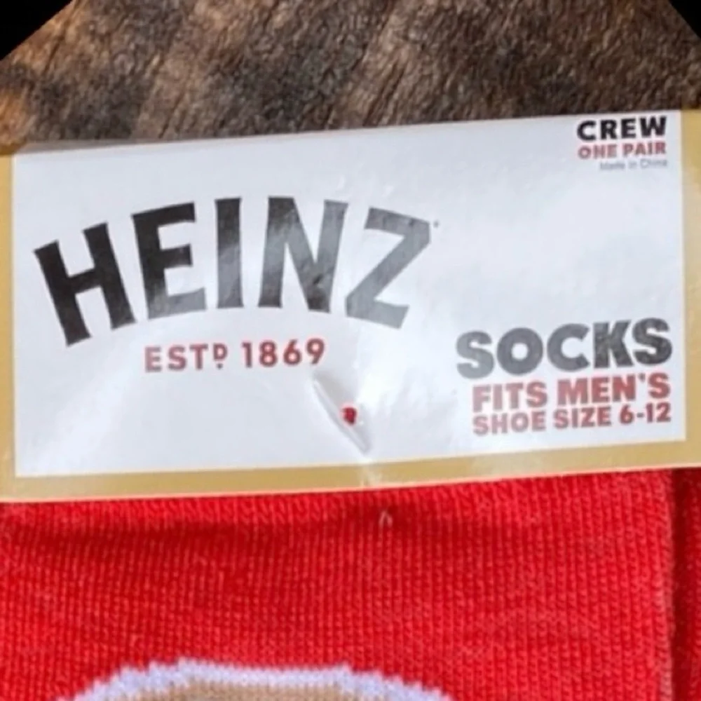 Odd Sox Heinz Ketchup Crew Socks Men’s 6-12